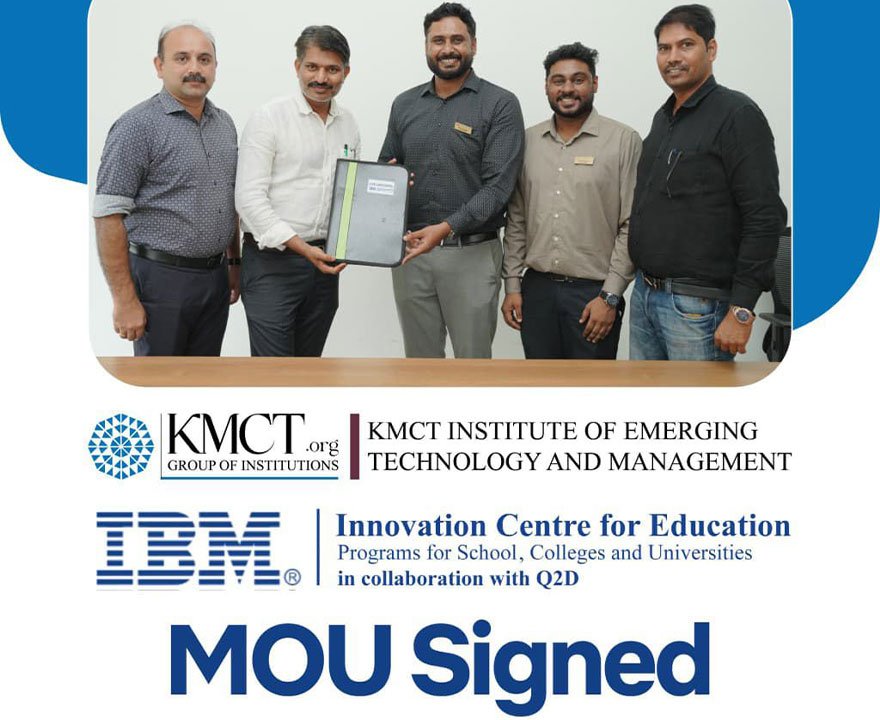 KMCT IETM Signs MoU with IBM Q2D to Strengthen Industry Focused Learning
