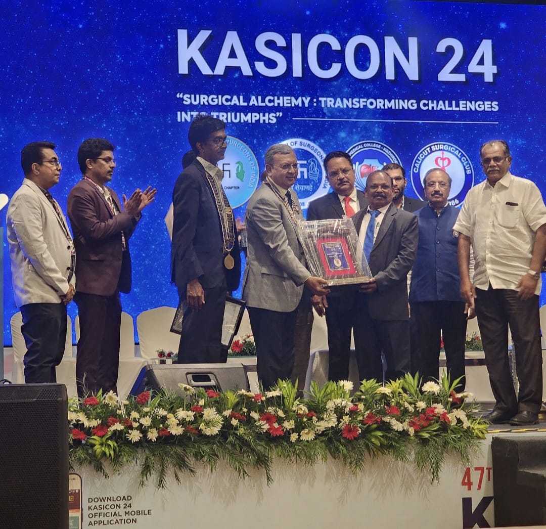 Dr. E.V. Gopi Recognized As Best Surgery Teacher In Kerala