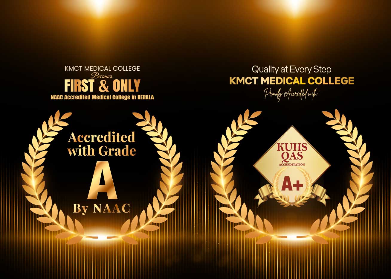 KMCT Medical College Secures A+ Grade in KUHS QAS Accreditation